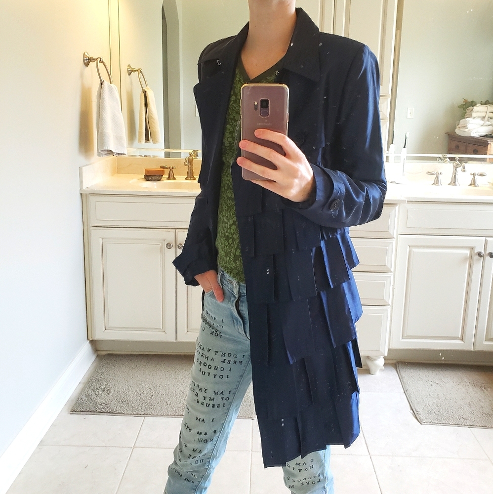 Fabulous Unique Tiered Evening Coat